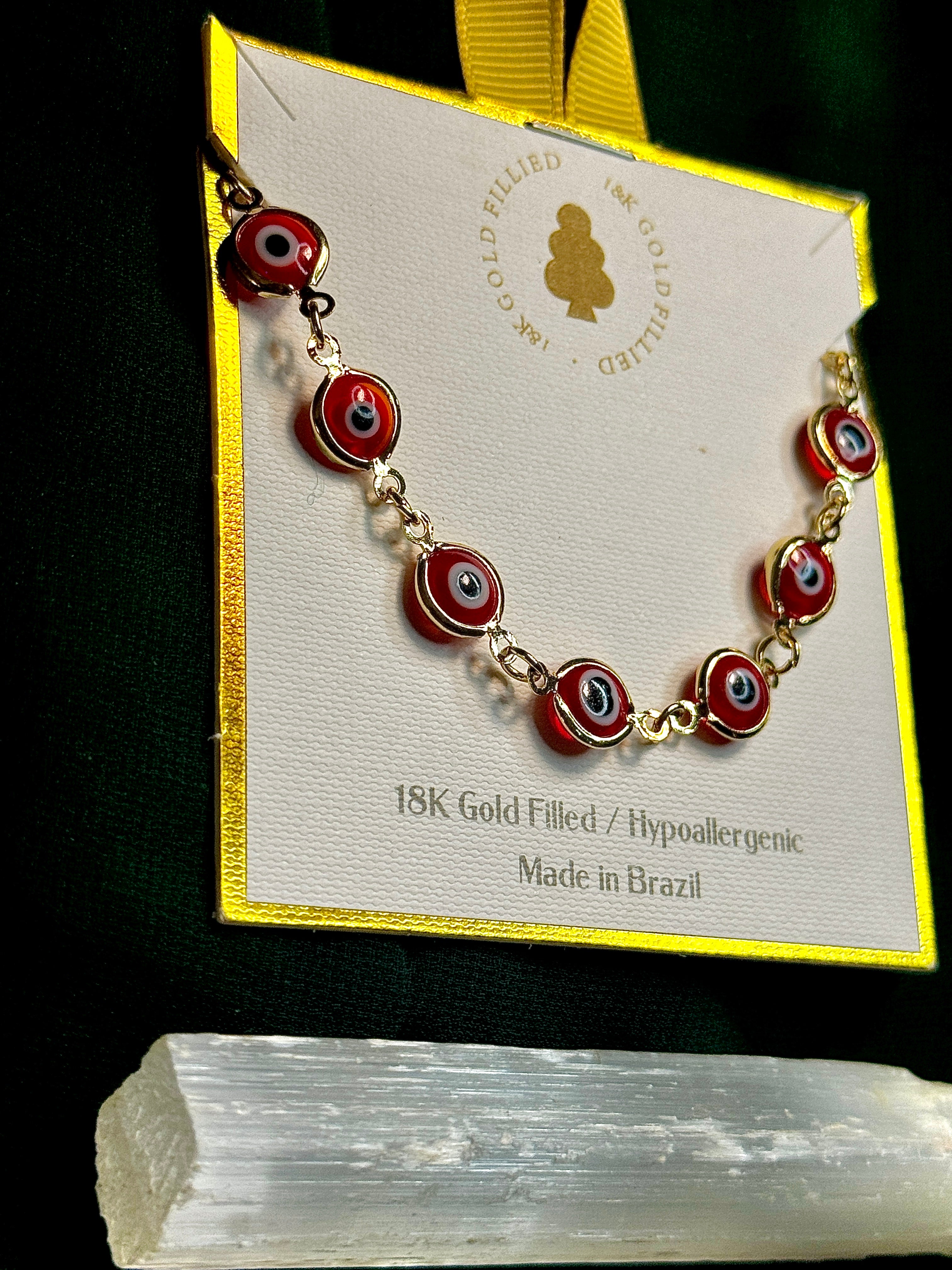 Psalm 91 Red Evil Eye Reversal Bracelet (Includes Petition + Live Ritual Charging)