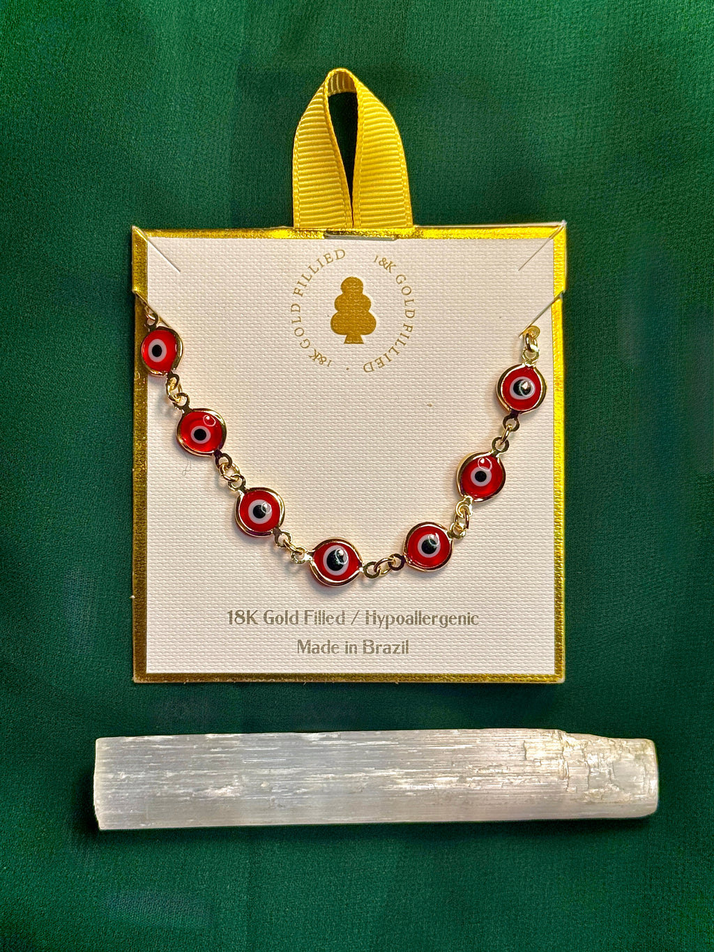 Psalm 91 Red Evil Eye Reversal Bracelet (Includes Petition + Live Ritual Charging)