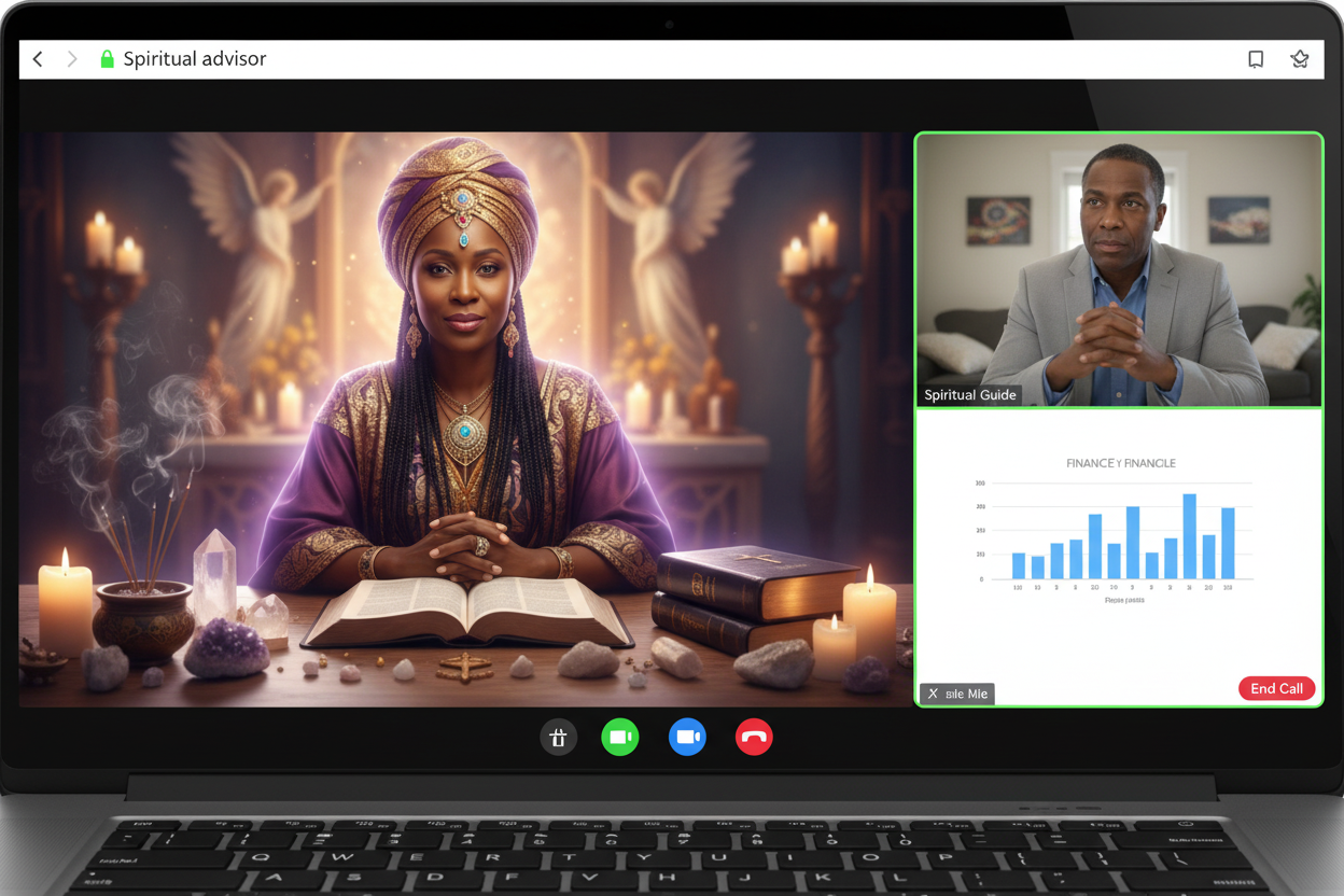 make it look more spiritual via zoom